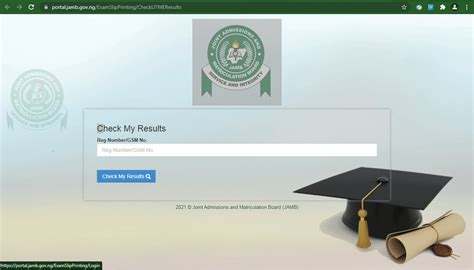 jamb result 2022 portal login